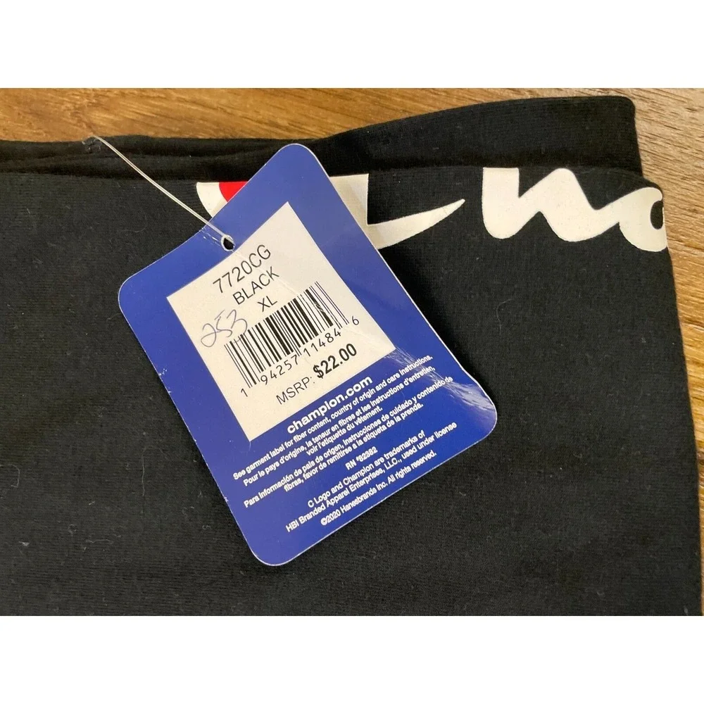 Champion Girls XL 14 16 Athletic Pants Active Wear Legging Script Logo Black New